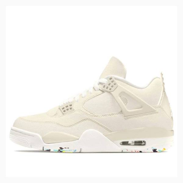 Nike Canvas Koripallokengät Naisten Air Jordan 4 Kerma | JD-457CA