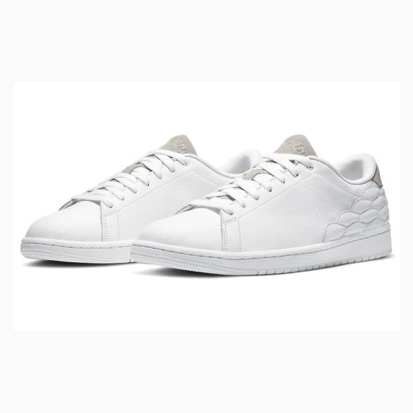 Nike Center Court Koripallokengät Miesten Air Jordan 1 Valkoinen | JD-813AZ