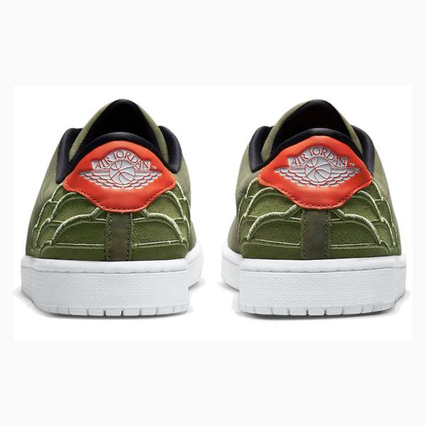 Nike Centre Court Koripallokengät Miesten Air Jordan 1 Oliivinvihreä Vihreä | JD-086DW