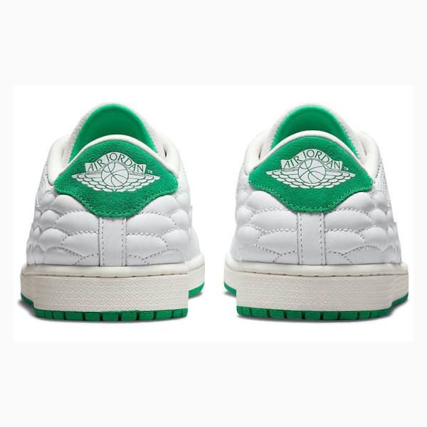 Nike Centre Court Koripallokengät Miesten Air Jordan 1 Valkoinen Vihreä | JD-387BT