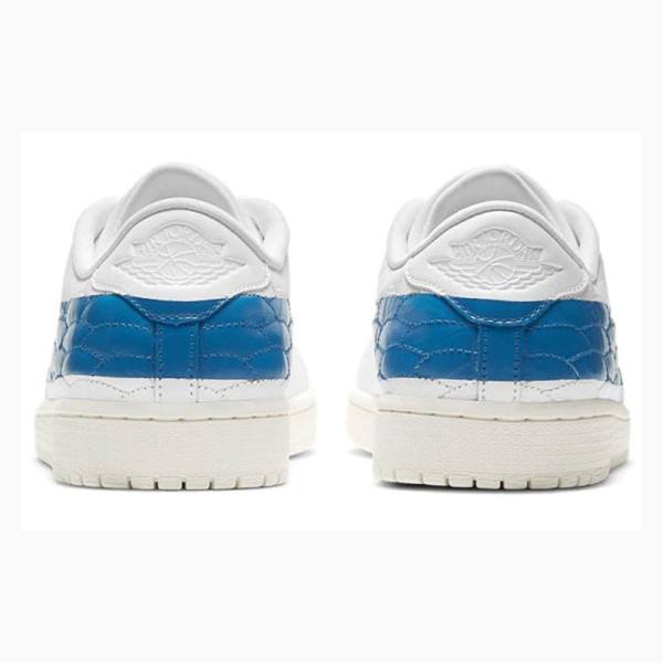 Nike Centre Court Koripallokengät Miesten Air Jordan 1 Valkoinen Sininen | JD-847LE