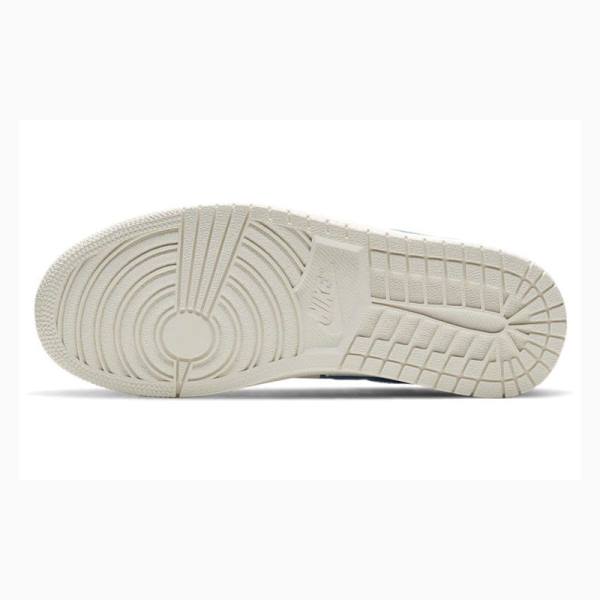 Nike Centre Court Koripallokengät Miesten Air Jordan 1 Valkoinen Sininen | JD-847LE