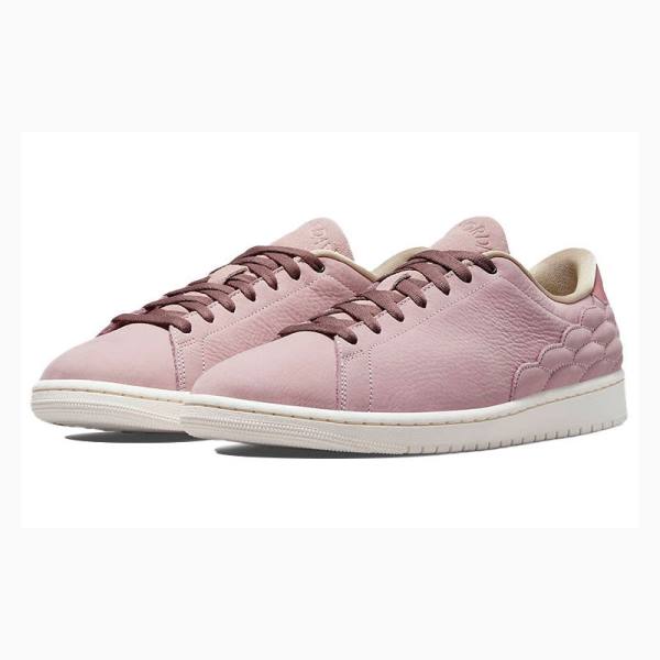 Nike Centre Court Oxford Koripallokengät Miesten Air Jordan 1 Pinkki | JD-873RZ