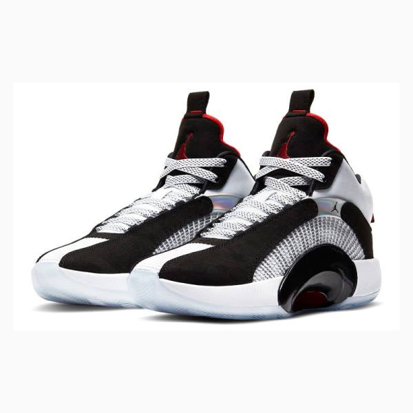 Nike DNA' Koripallokengät Miesten Air Jordan 35 Valkoinen Mustat | JD-149VU