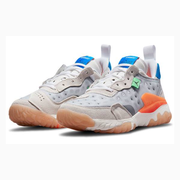 Nike Delta 2 Juoksukengät Miesten Air Jordan Harmaat Oranssi Sininen | JD-214CI