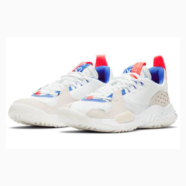 Nike Delta Juoksukengät Naisten Air Jordan Valkoinen Sininen Punainen | JD-519GF