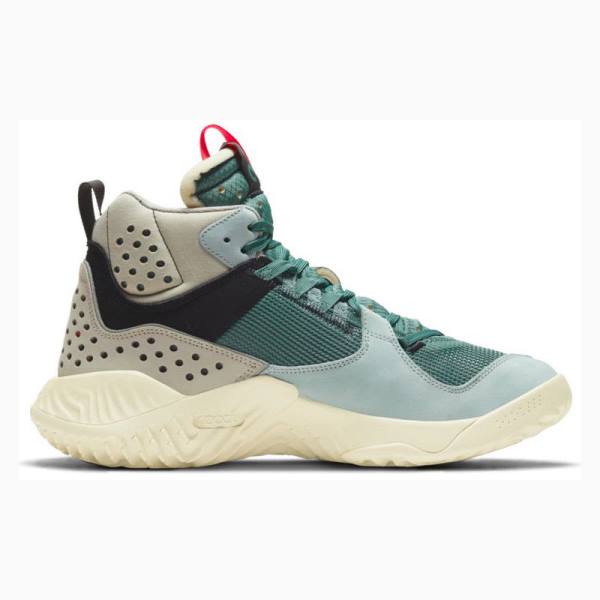 Nike Delta Mid Juoksukengät Miesten Air Jordan Vihreä Valkoinen | JD-824WA