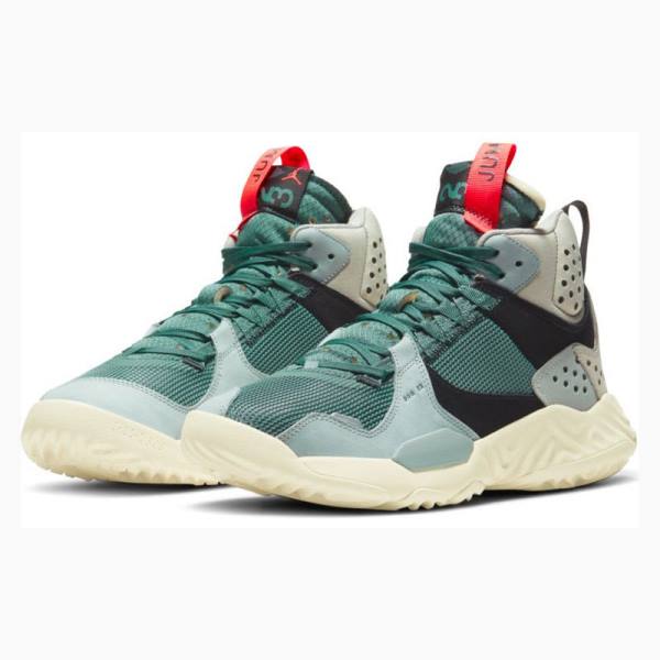 Nike Delta Mid Juoksukengät Miesten Air Jordan Vihreä Valkoinen | JD-824WA