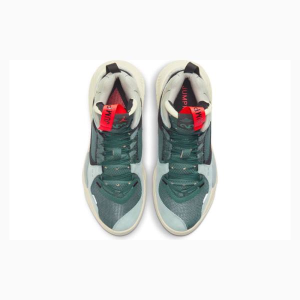 Nike Delta Mid Juoksukengät Miesten Air Jordan Vihreä Valkoinen | JD-824WA