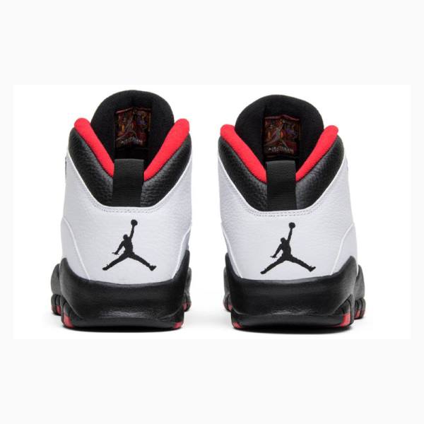 Nike Double Nickel Koripallokengät Miesten Air Jordan 10 Valkoinen Mustat | JD-951JY
