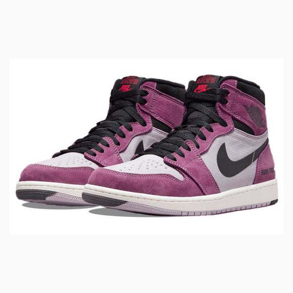 Nike Element Gore-Tex Light Berry Koripallokengät Miesten Air Jordan 1 Violetit | JD-538LN