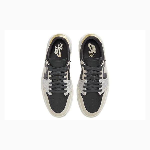 Nike Elevate Low SE Anthracite Tennarit Naisten Air Jordan 1 Valkoinen Mustat | JD-672SD