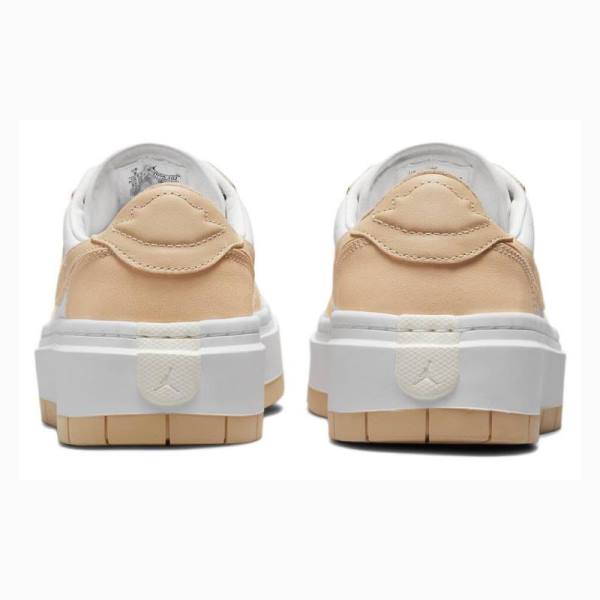 Nike Elevate Low SE Onyx Tennarit Naisten Air Jordan 1 Valkoinen Khaki | JD-203DU
