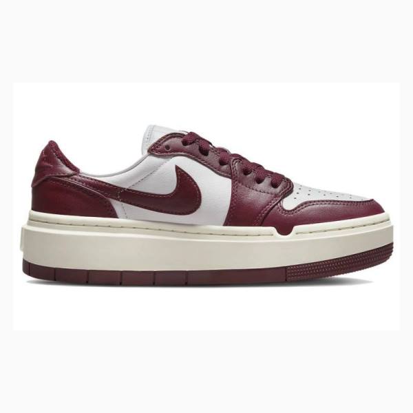 Nike Elevate Low Tennarit Naisten Air Jordan 1 Punainen Valkoinen | JD-327MO