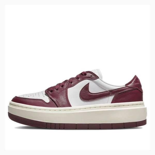 Nike Elevate Low Tennarit Naisten Air Jordan 1 Punainen Valkoinen | JD-327MO