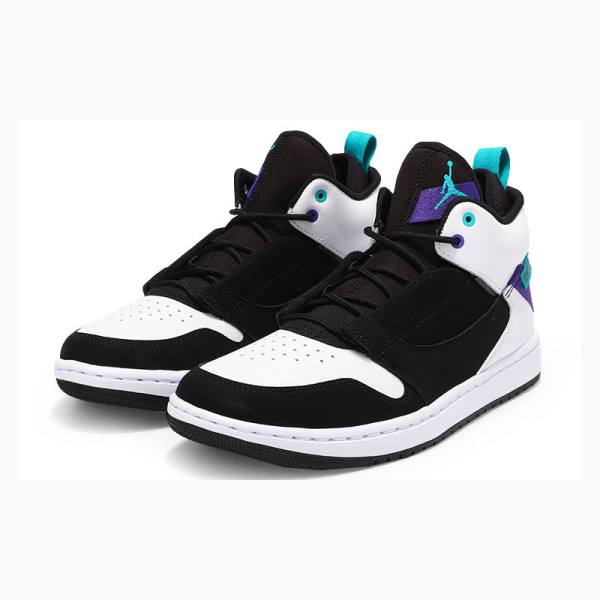 Nike Fadeaway Koripallokengät Miesten Air Jordan Mustat Valkoinen | JD-012PX