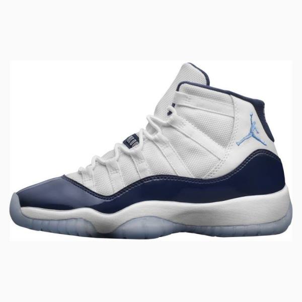 Nike Female Jordan Vintage Tennarit Naisten Air Jordan 11 Valkoinen Sininen | JD-564UE