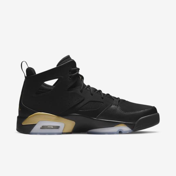 Nike Flight Club 91 Tennarit Miesten Air Jordan Mustat Kultaiset | NK794PIE