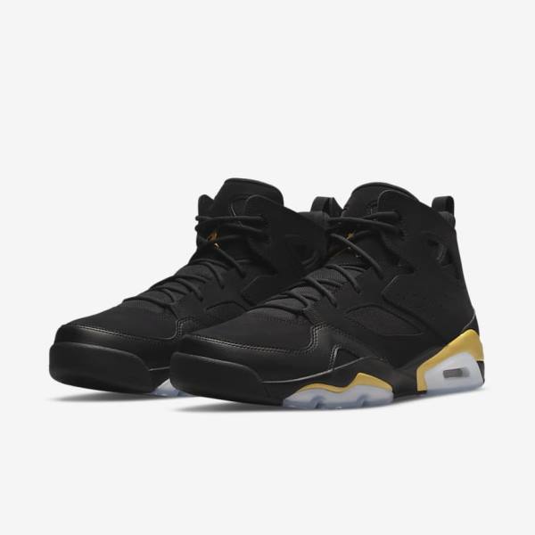Nike Flight Club 91 Tennarit Miesten Air Jordan Mustat Kultaiset | NK794PIE