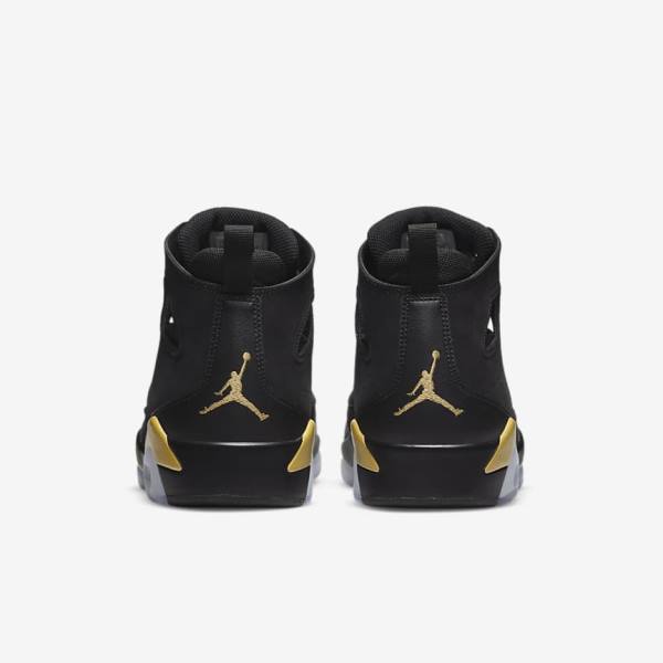 Nike Flight Club 91 Tennarit Miesten Air Jordan Mustat Kultaiset | NK794PIE