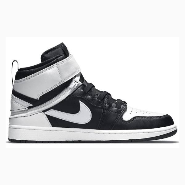 Nike FlyEase Koripallokengät Miesten Air Jordan 1 Mustat | JD-027ML