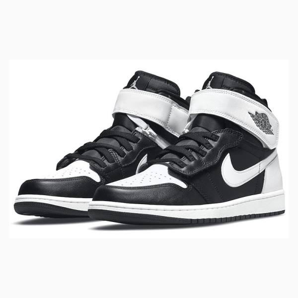 Nike FlyEase Koripallokengät Miesten Air Jordan 1 Mustat | JD-027ML