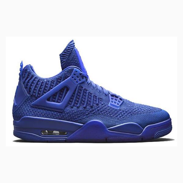 Nike Flyknit Hyper Royal Koripallokengät Miesten Air Jordan 4 Sininen | JD-629YX