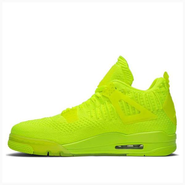 Nike Flyknit Volt Koripallokengät Miesten Air Jordan 4 Vihreä | JD-340YT