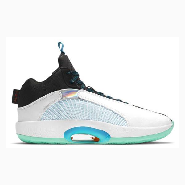 Nike GC PF Morpho Koripallokengät Miesten Air Jordan 35 Valkoinen Mustat Sininen | JD-147ZD