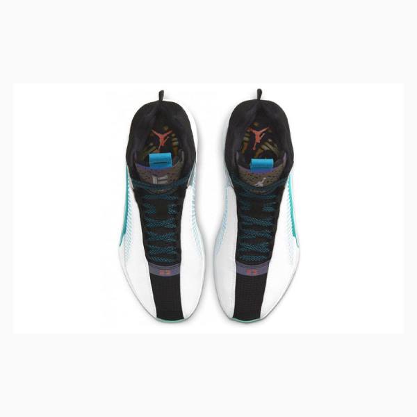 Nike GC PF Morpho Koripallokengät Miesten Air Jordan 35 Valkoinen Mustat Sininen | JD-147ZD