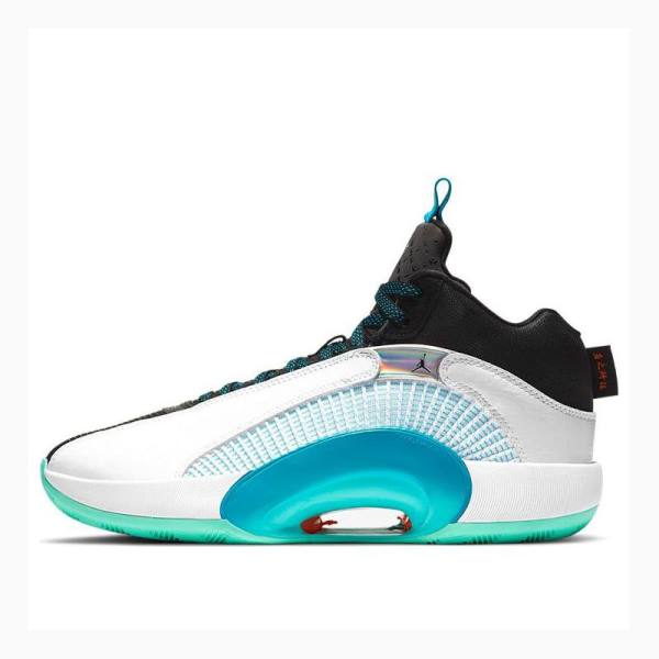Nike GC PF Morpho Koripallokengät Miesten Air Jordan 35 Valkoinen Mustat Sininen | JD-147ZD