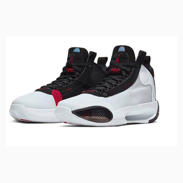 Nike (GS) BQ3384 Koripallokengät Naisten Air Jordan 34 Mustat Valkoinen Punainen | JD-523DY