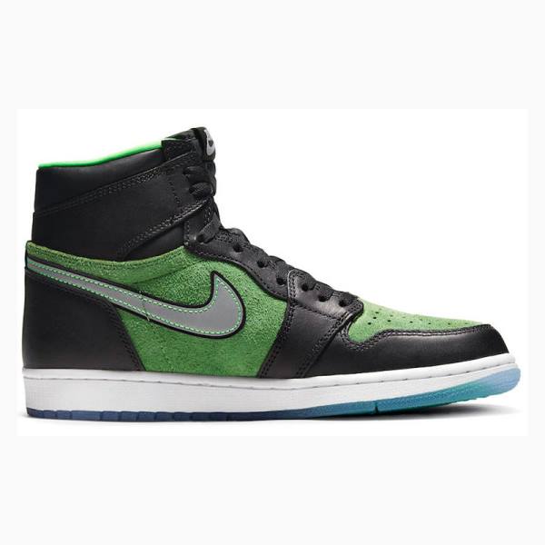 Nike HI Zoom Air Rage Koripallokengät Miesten Air Jordan 1 Vihreä Mustat | JD-458QI