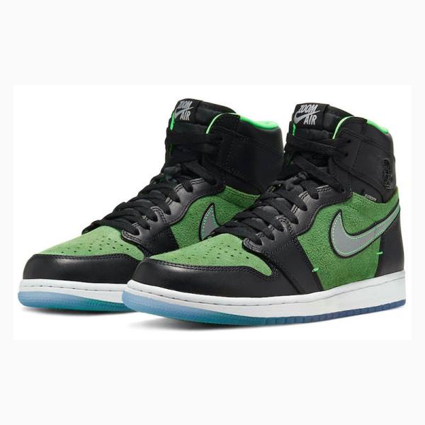 Nike HI Zoom Air Rage Koripallokengät Miesten Air Jordan 1 Vihreä Mustat | JD-458QI