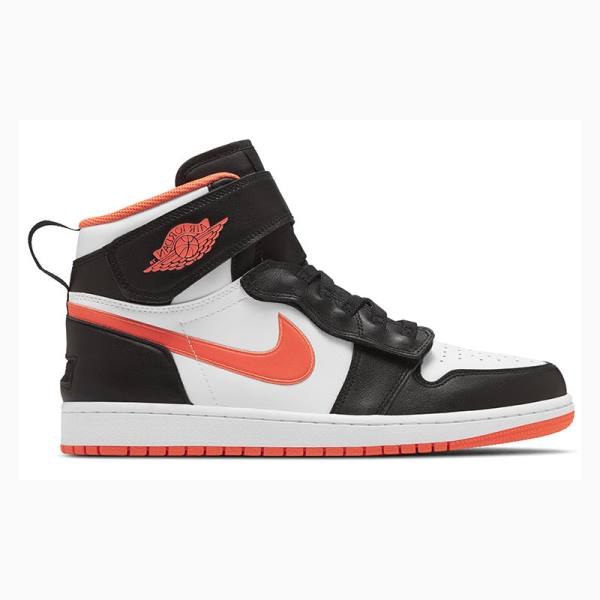 Nike Hi FlyEase Koripallokengät Miesten Air Jordan 1 Mustat Oranssi | JD-827PZ