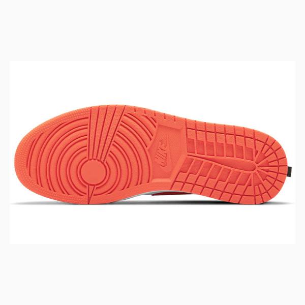 Nike Hi FlyEase Koripallokengät Miesten Air Jordan 1 Mustat Oranssi | JD-827PZ