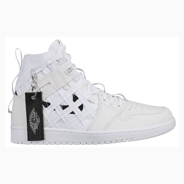 Nike High Cargo 'Metallic Silver' Koripallokengät Miesten Air Jordan 1 Valkoinen | JD-697MP