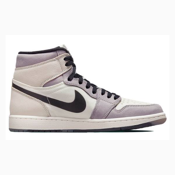 Nike High Element Gore-Tex Light Bone Koripallokengät Miesten Air Jordan 1 Violetit Mustat | JD-618TS