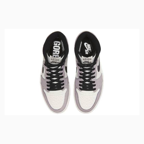 Nike High Element Gore-Tex Light Bone Koripallokengät Miesten Air Jordan 1 Violetit Mustat | JD-618TS