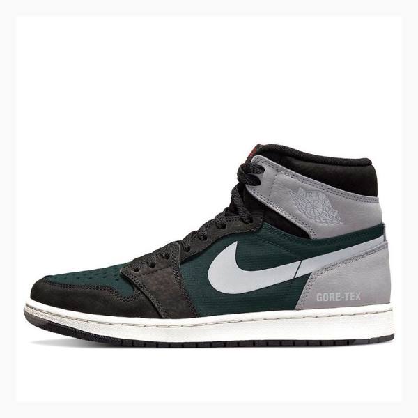 Nike High Element Gore-Tex Particle Koripallokengät Miesten Air Jordan 1 Mustat Harmaat | JD-638TS