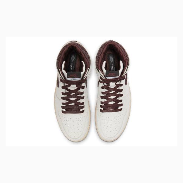 Nike High OG A Ma Maniere Koripallokengät Miesten Air Jordan 1 Ruskea Valkoinen | JD-368EG