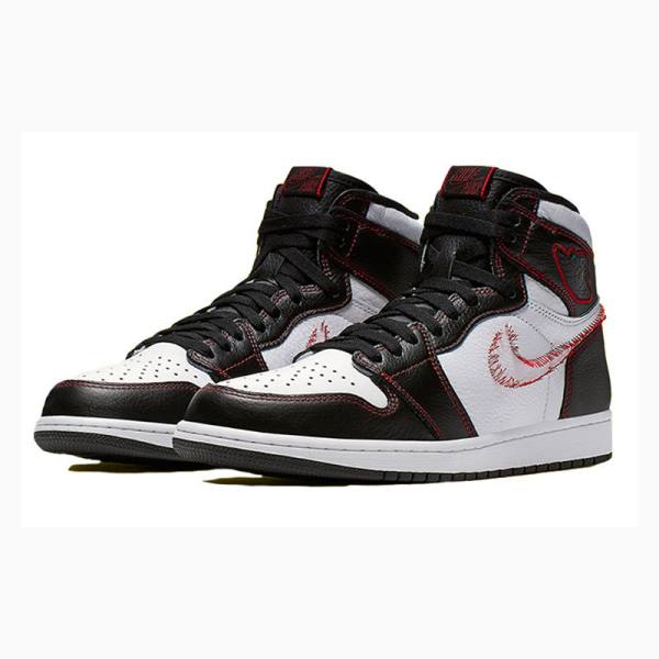 Nike High OG Defiant Couture Koripallokengät Miesten Air Jordan 1 Mustat Keltainen | JD-291CL