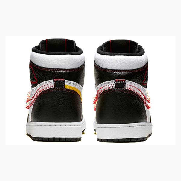 Nike High OG Defiant Couture Koripallokengät Miesten Air Jordan 1 Mustat Keltainen | JD-291CL