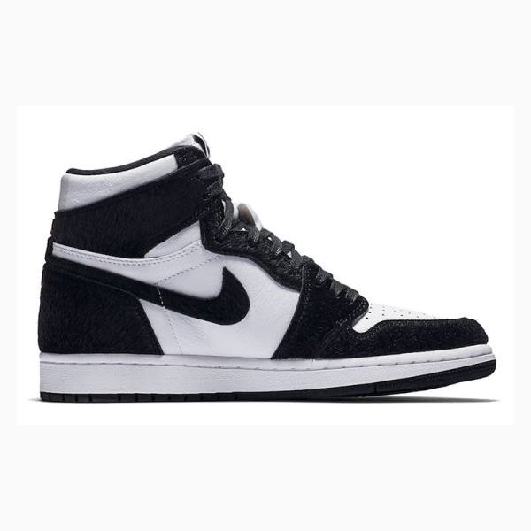 Nike High OG Panda Koripallokengät Naisten Air Jordan 1 Valkoinen Mustat | JD-158XB