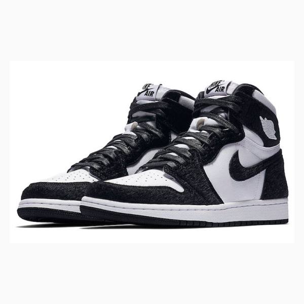 Nike High OG Panda Koripallokengät Naisten Air Jordan 1 Valkoinen Mustat | JD-158XB
