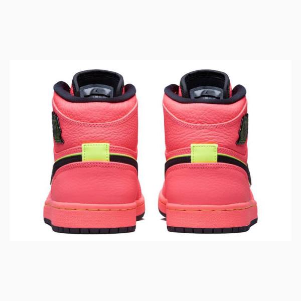 Nike High PREM Hot Punch Koripallokengät Naisten Air Jordan 1 Punainen Mustat | JD-723GZ