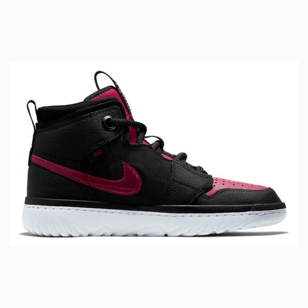 Nike High React Noble Koripallokengät Miesten Air Jordan 1 Mustat Punainen | JD-407WT
