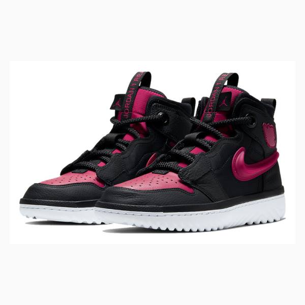 Nike High React Noble Koripallokengät Miesten Air Jordan 1 Mustat Punainen | JD-407WT