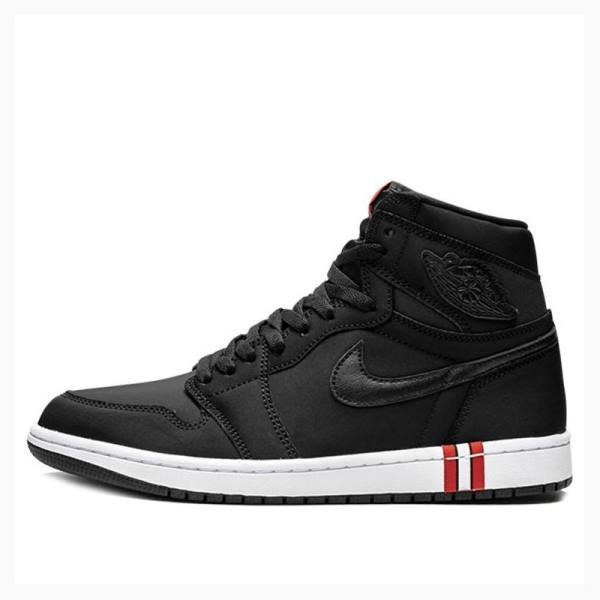 Nike High Retro PSG - Paris Saint Germain Koripallokengät Miesten Air Jordan 1 Mustat | JD-327IZ