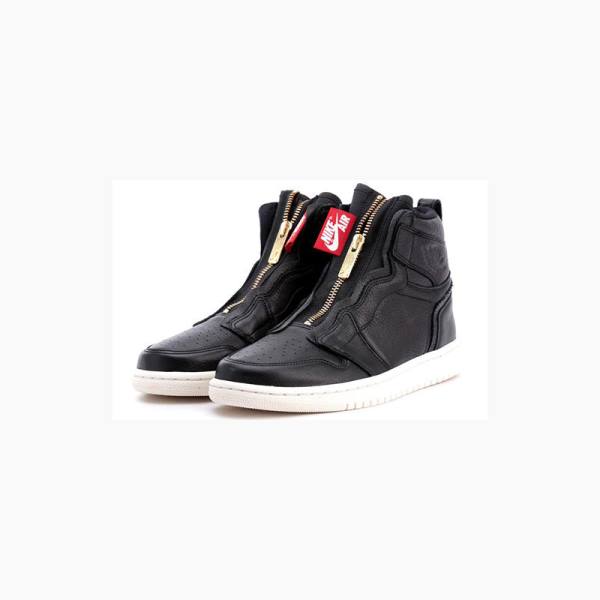 Nike High Zip Koripallokengät Naisten Air Jordan 1 Mustat | JD-063HK